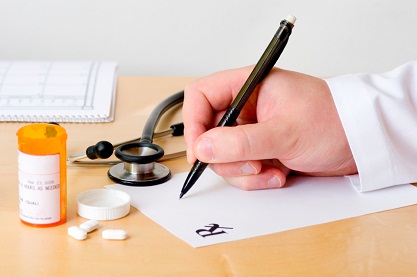 Doctor Writing Prescription