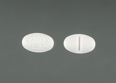 Xanax white oval pill