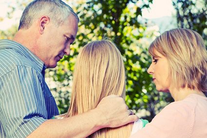 parents with their teen